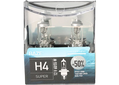 H4 Super Vision, RAZE, 2-Pack