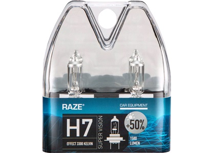 H7 Super Vision, RAZE, 2-Pack