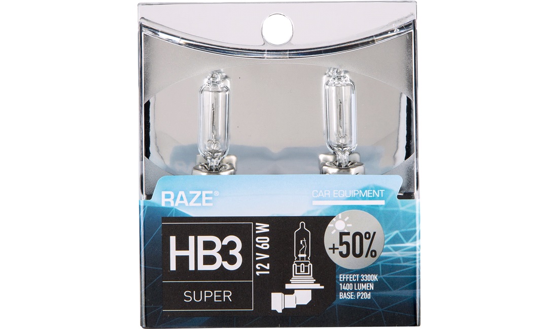  HB3 Super Vision, RAZE, 2-Pack