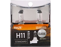  H11 Classic, 12V-55W, RAZE, 2-Pack