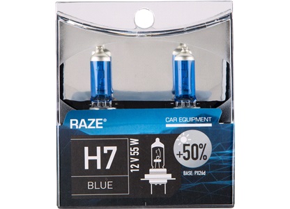 H7 Blue Edition, RAZE, 2-Pack