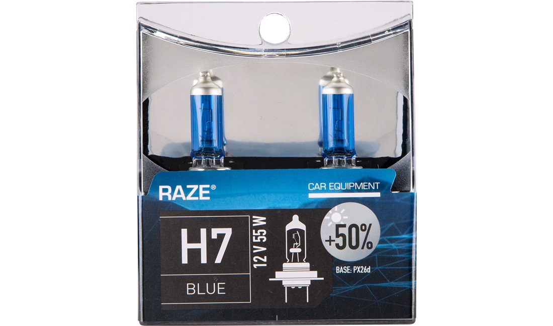  H7 Blue Edition, RAZE, 2-Pack