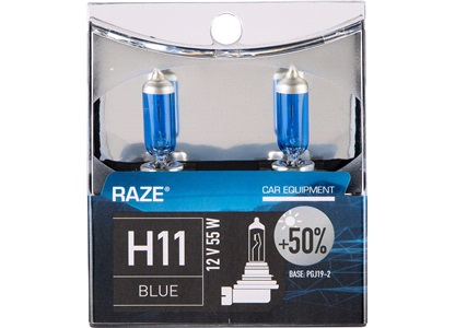 H11 Blue Edition, RAZE, 2-Pack