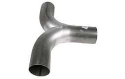 T fordelerrør 1x76 - 2x76mm