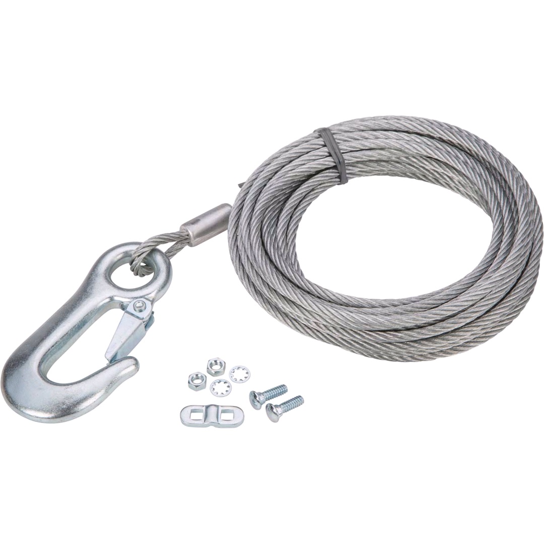 Camp+Nature Trailerlina 5 mm med krok,7,5m Rostfritt
