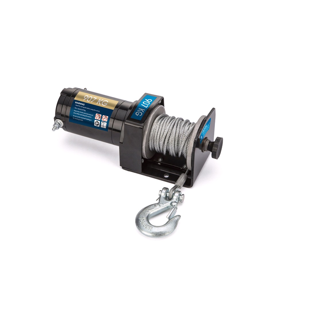 Hydrox Elektrisk Vinsj 12v 907kg Fjernbetj