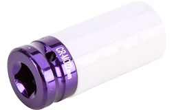 Kraftpipe 22mm med plastkappe til felger