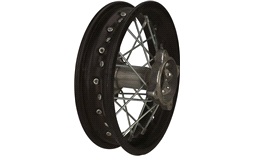 Baghjul sort 1.85x10", Pit Bike TS90