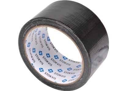 Gaffa tape, sort, 50mm x 10m