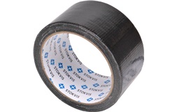 Gaffa tape, sort, 50mm x 10m