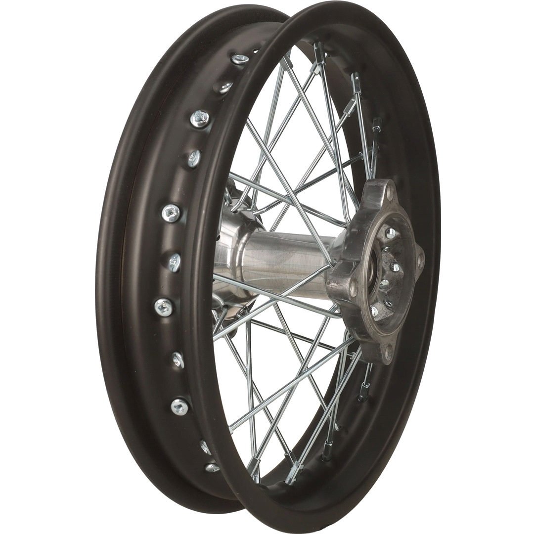 KAYO Bakhjul svart 1.85x12", Pit Bike TD125