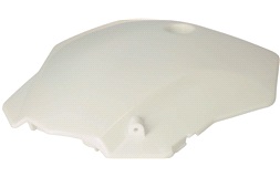 Front nummerplade hvid, TD125