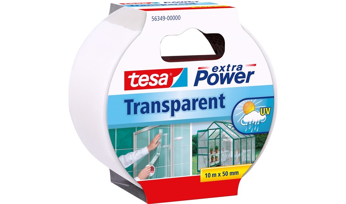  TESA Extra Power Outdoor Transparent Reparationstape 10Mx50MM