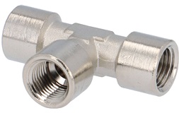 T-stykker 1/4" x 1/4" x 1/4" innv. gjen.