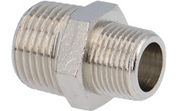 6-kantnippel 3/8" udv.x 1/2" udv. gevind