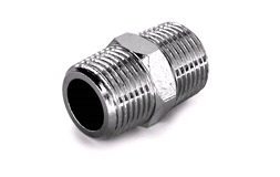 6-kantnippel 1/2" udv.x 1/2" udv. gevind