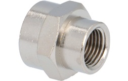 Muffer 1/4" indv.x3/8" innv. gjenger JWL