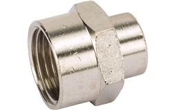 Muffer 1/4" indv.x1/2" innv. gjenge JWL