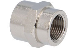 Muffer 3/8" innv.x1/2" innv. gjenger JWL