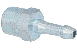 Slangestuss 1/4" 6mmx3/8" udv. gev. JWL