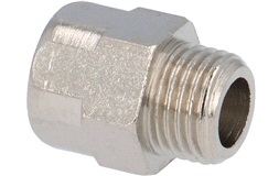 Reduksjonsnippel 1/4" udv.x1/4" indv.