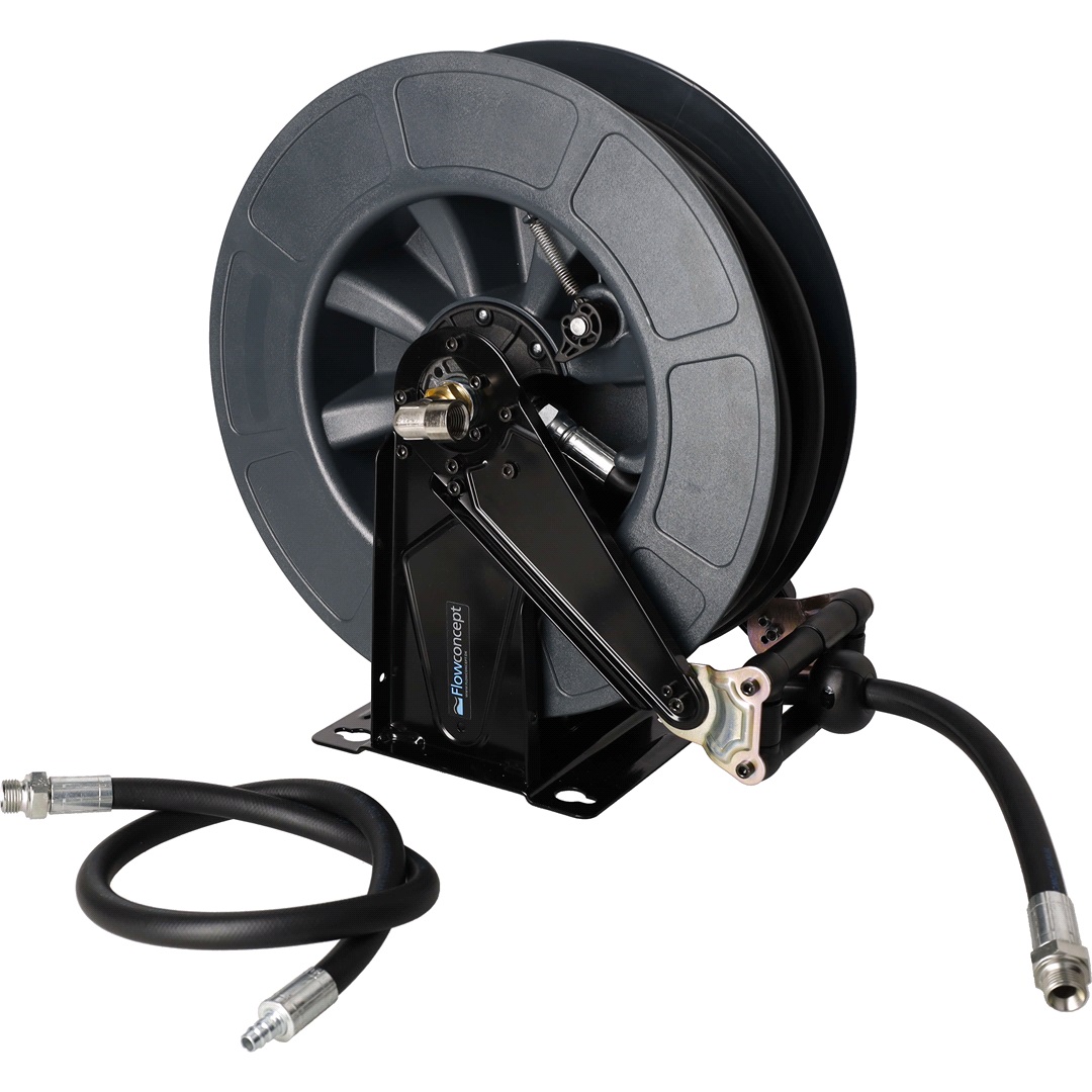 Flowconcept Aut. slangvinda Pulverlackerad /ABS
