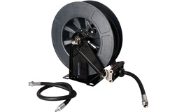 Aut. kabeltrommel i Pulverlakeret/ABS