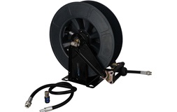 Aut. kabeltrommel i Pulverlakeret/ABS