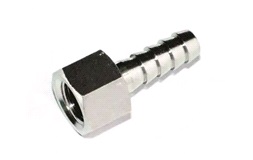 Slangestuds 1/4" 6mm indv. Gevind