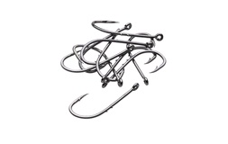 Fiskekrogsæt, 1-krog, #2, 10 stk.