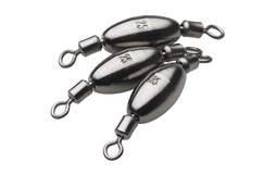 Lod med svirvel, 15G, 50KG, sort