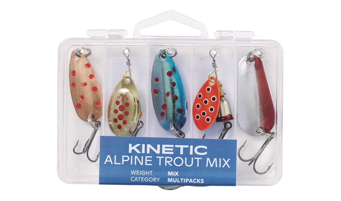  Spinnere, Alpine Trout, 5 stk.