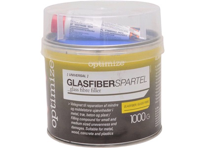 Glasfiber spartel 1000 g Optimize