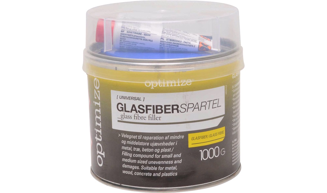  Glasfiber spartel 1000 g Optimize
