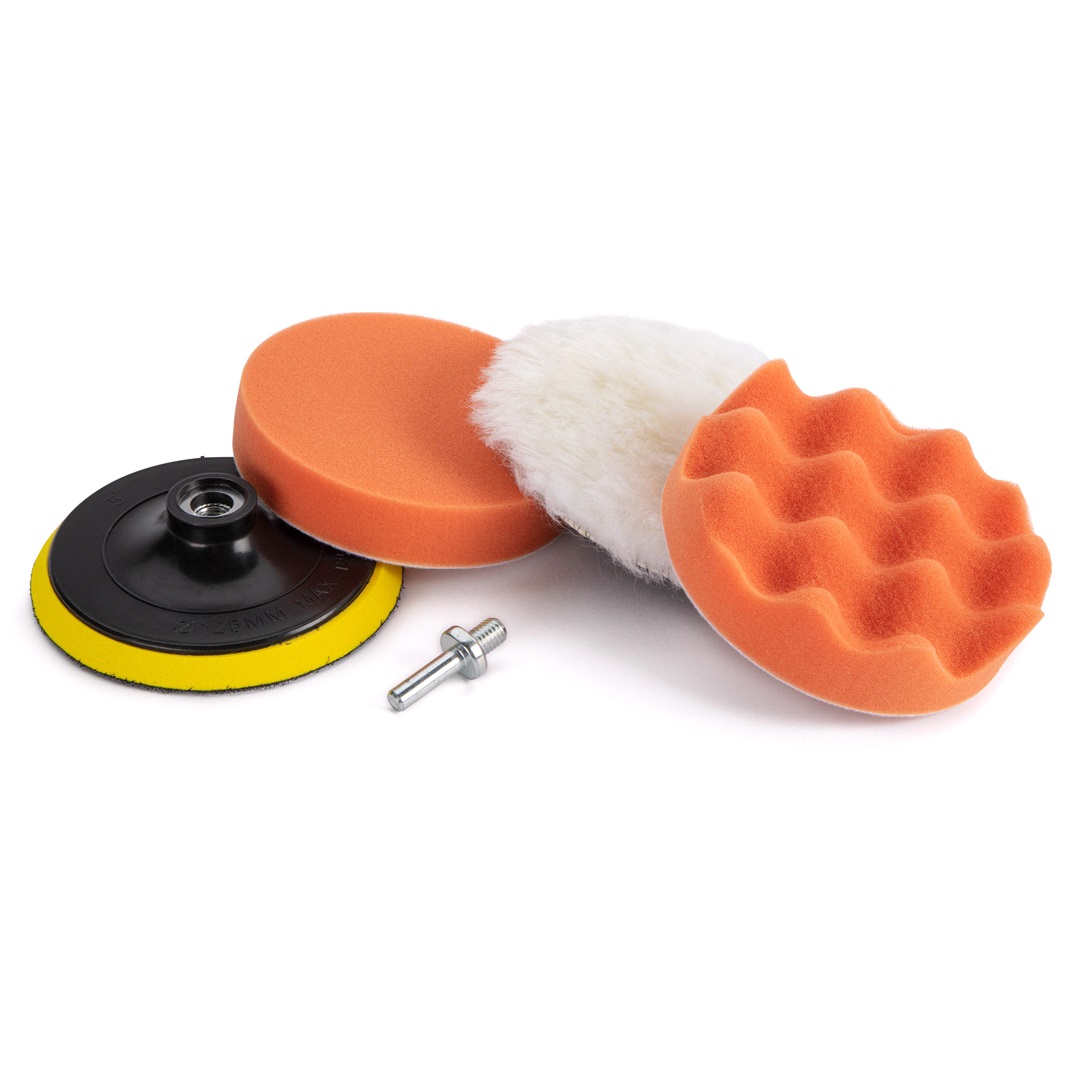 Optimize Poleringskit 5" till borrmaskin 5 delar