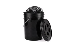 Vaskespand 20L med bundfilter og låg