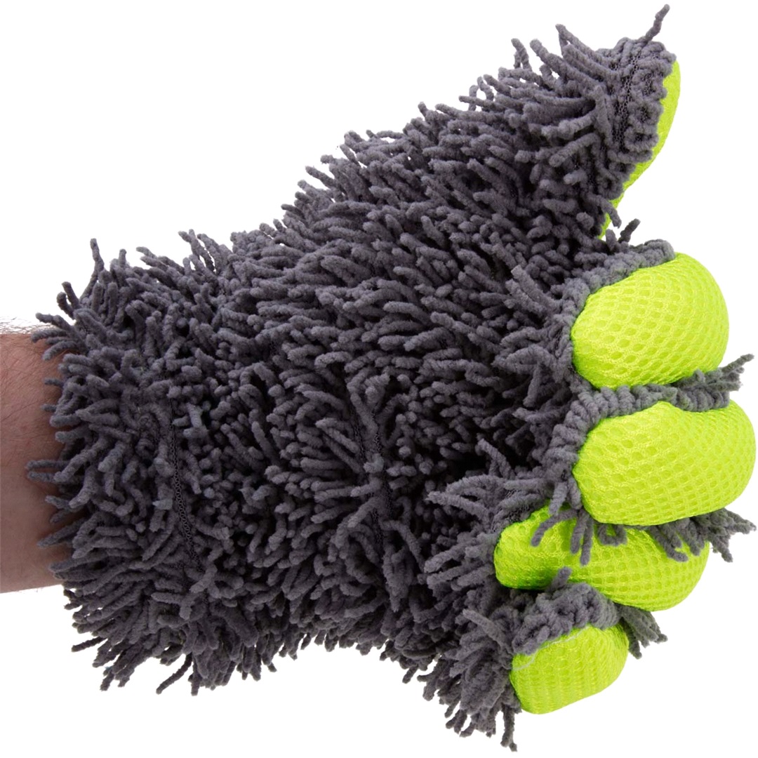Optimize Vaskehanske i Mikrofiber Med Fingre