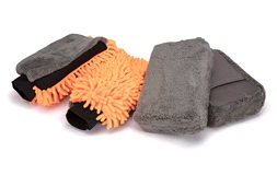 Tvättset i mikrofiber 2xsvamp 2xhandske