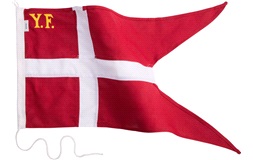 Yachtflag Danmark 42x80 cm, syet