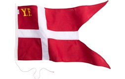 Yachtflag Danmark 52x100 cm, syet