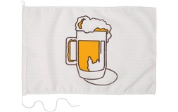 Humørflag, Øl-motiv, 30x45 cm