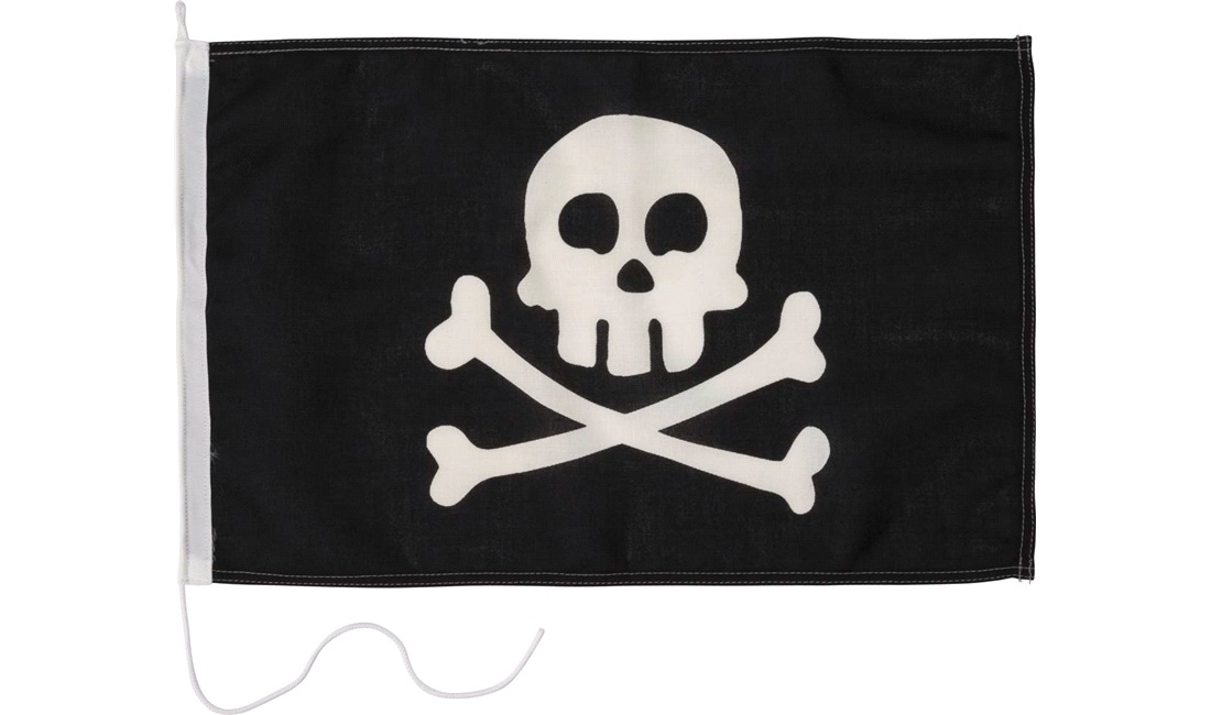  Humørflag, Pirat, 30x45 cm