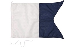 Internationalt Signalflag A (Dykkerflag)