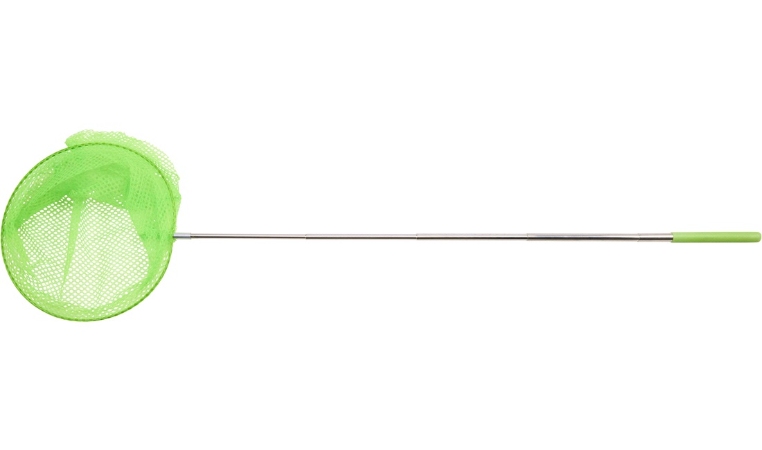  Fiskehåv til barn grønn teleskopisk 37-86 cm