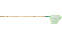 Fiskenett i bambus, ass. farger, 128cm