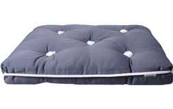 Båtpute, kapok enkelt grå