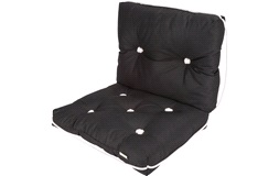 Båtpute, kapok dobbelt sort