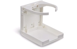 Kopholder plast justerbar, Hvid