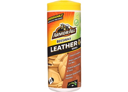 Armor All Leather Wipes, 28 stk.