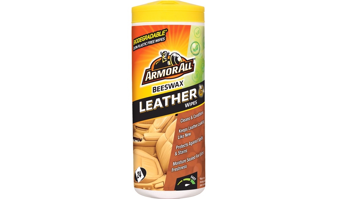  Armor All Leather Wipes, 28 stk.